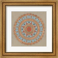 Framed Copper Mandala II
