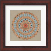 Framed Copper Mandala II