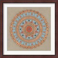 Framed Copper Mandala II