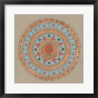 Framed Copper Mandala II