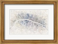 Framed Watercolor Wanderlust Paris