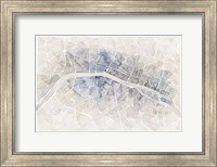 Framed Watercolor Wanderlust Paris