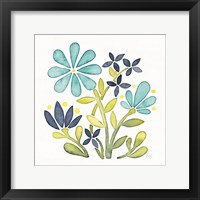 Framed Garden Getaway Flowers I