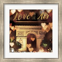Framed Love is in the Air Arc de Triomphe