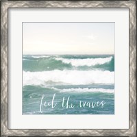 Framed 'Feel the Waves' border=