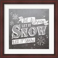 Framed Let it Snow