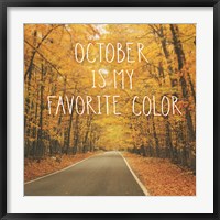 Framed October Color II