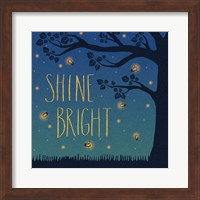 Framed 'Twilight Fireflies II' border=