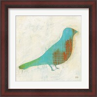 Framed 'Flight Patterns Bird I' border=