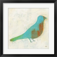 Framed 'Flight Patterns Bird I' border=