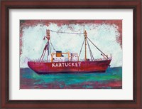 Framed Nantucket Lightship