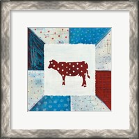 Framed 'Modern Americana Farm Quilt IV' border=