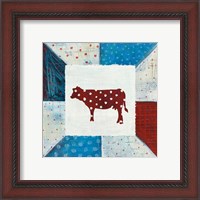 Framed 'Modern Americana Farm Quilt IV' border=