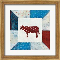 Framed Modern Americana Farm Quilt IV