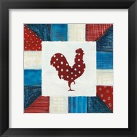 Framed 'Modern Americana Farm Quilt III' border=
