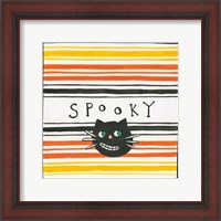 Framed Halloween Spooky Cat