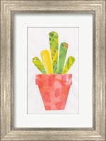 Framed Collage Cactus VI
