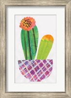 Framed Collage Cactus II
