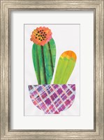 Framed Collage Cactus II