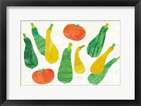 Framed Kitchen Garden VII Cream