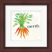 Framed 'Kitchen Garden IV Cream' border=