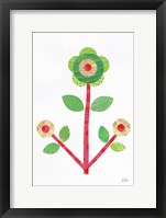 Framed Flower Power I