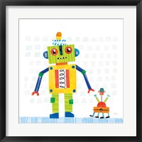 Framed Robot Party IV on Square Toys
