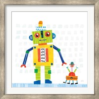 Framed Robot Party IV on Square Toys