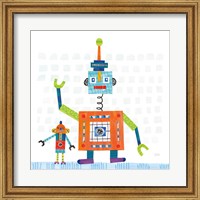 Framed Robot Party III on Square Toys