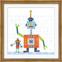 Framed Robot Party III on Square Toys