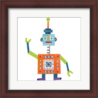 Framed 'Robot Party III' border=