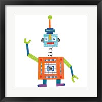 Robot Party III Framed Print