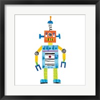 Robot Party II Framed Print