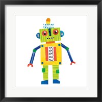 Framed 'Robot Party IV' border=