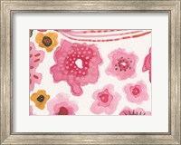 Framed Pink Flower Power