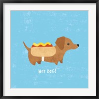 Framed Good Dogs Dachshound