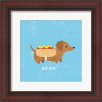 Framed Good Dogs Dachshound