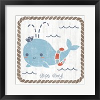 Nautical Friends I Framed Print