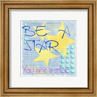 Framed 'Be a Star' border=