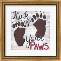 Framed Kick Up Your Paws