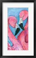 Framed Pink Flaming III