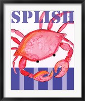 Framed Splish Crab