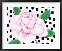 Framed Pink Rose II