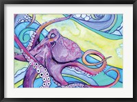 Framed Surfin' Octopus