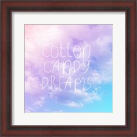 Framed 'Cotton Candy Dreams' border=