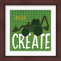 Framed 'Tractor Create' border=