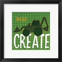 Framed 'Tractor Create' border=