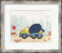 Framed Cement Truck