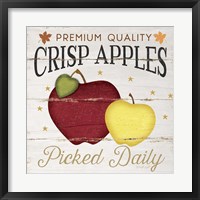 Framed Crisp Apples