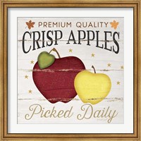 Framed Crisp Apples